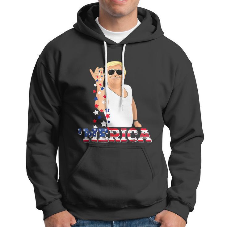 Trump Bae Funny 4Th Of July Trump Salt Freedom Hoodie