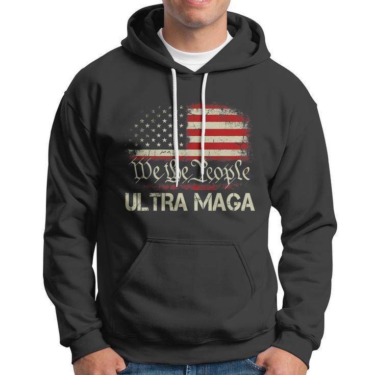 Ultra Maga Shirt Maga King Funny Anti Biden Us Flag Pro Trump Trendy Tshirt Hoodie