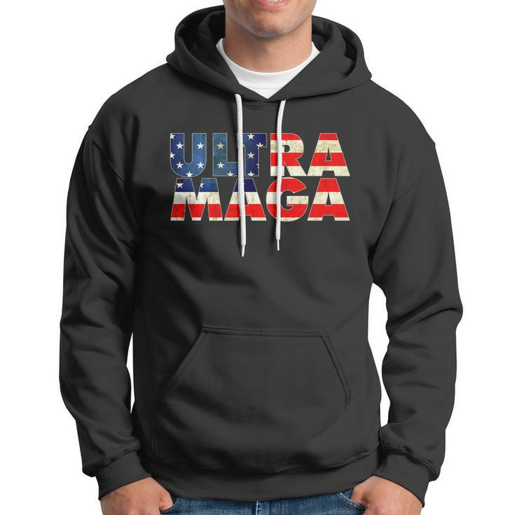 Ultra Maga Usa American Flag Hoodie