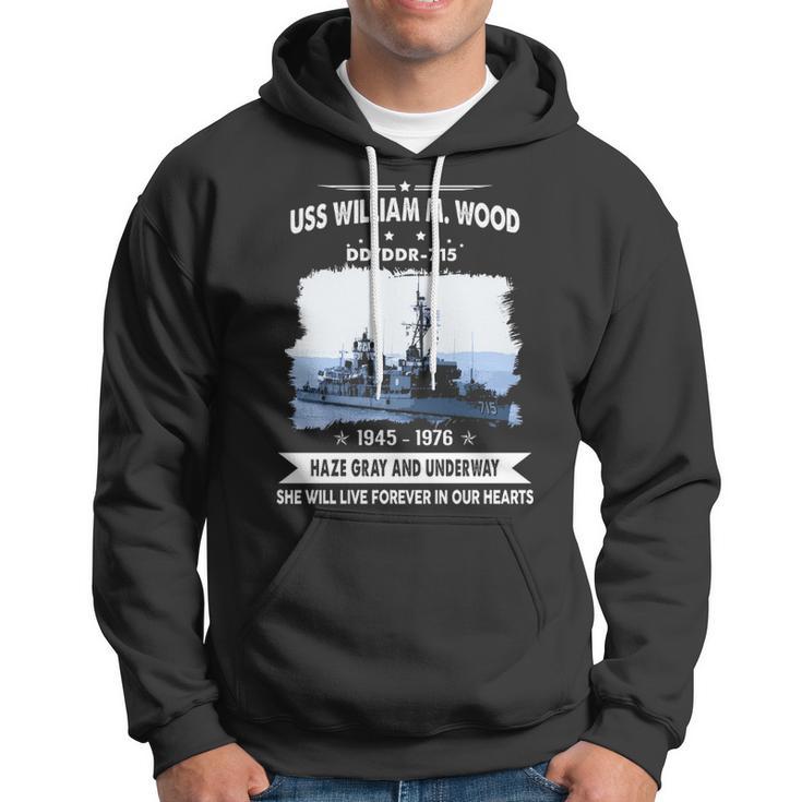 Uss William M Wood Ddr 715 Dd Hoodie