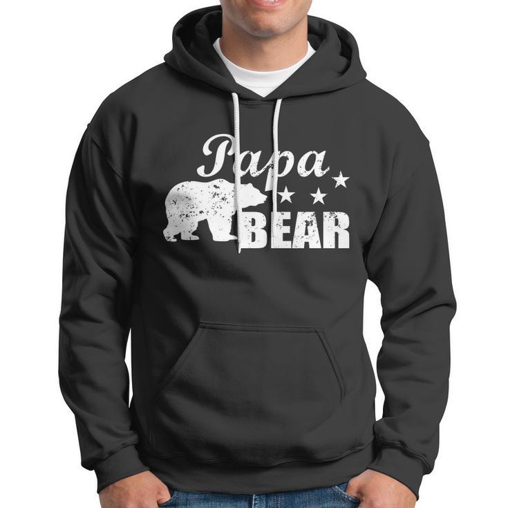 Vintage Papa Bear Tshirt Hoodie