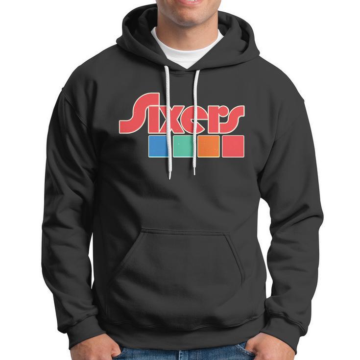 Vintage Style Sixers Sports Logo Hoodie