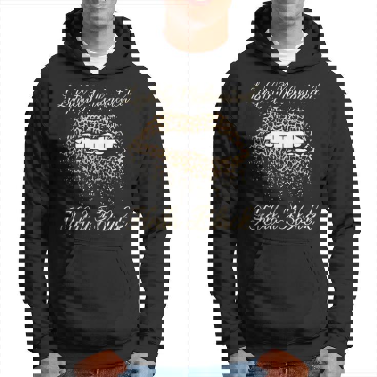 Womens Lightly Melanated Hella Black Pride Womens V Neck Men Hoodie