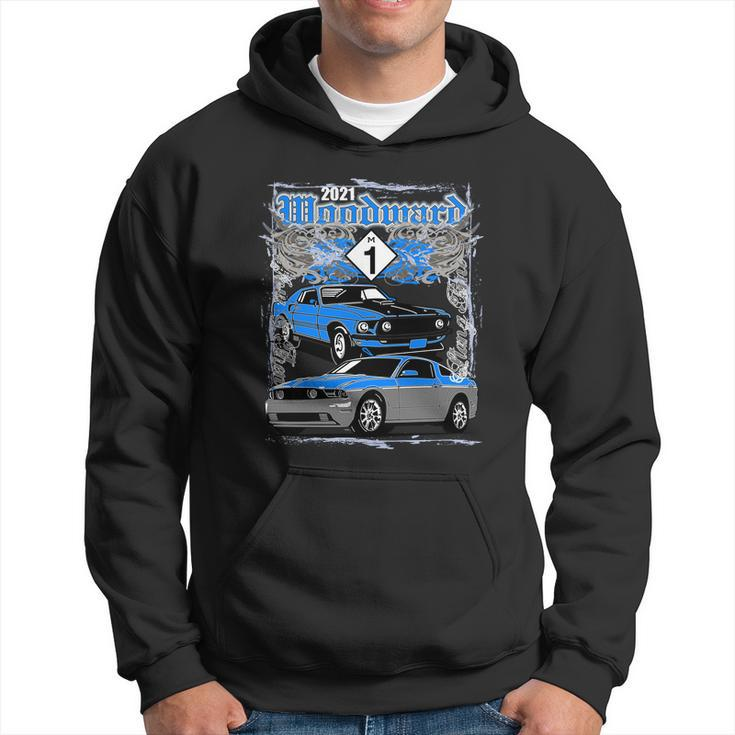Woodward Cruise 2021 In Muscle Style Men Hoodie