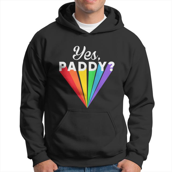 Yes Paddy Rainbow St Pattys Day Daddy Lgbt Gay Pride Month 2022 Men Hoodie