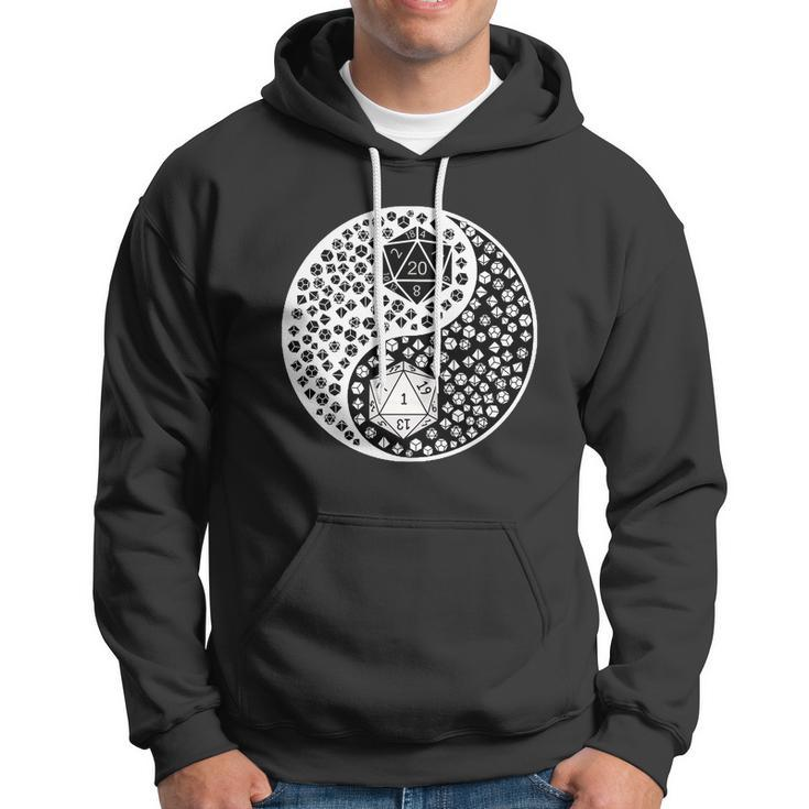 Ying Yang D20 Dungeons And Dragons Tshirt Hoodie