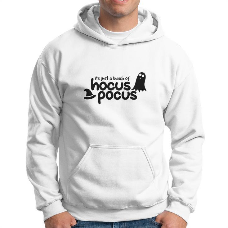 Black White Boo Its Just A Bunch Of Hocus Pocus Halloween Hoodie