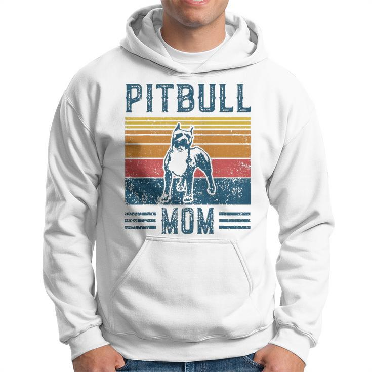 Dog Pitbull Mom   Vintage Pitbull Mom  Men Hoodie