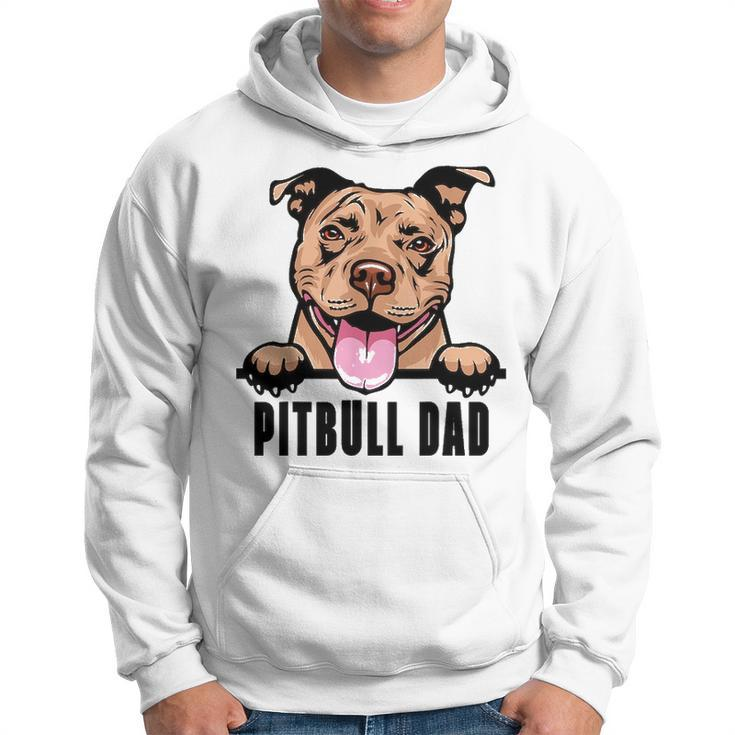 Dogs 365 Pitbull Dad Dog   Pitbull Dad Gift  Men Hoodie