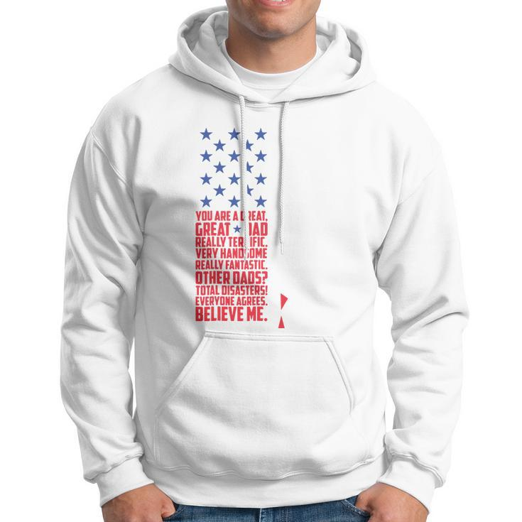 Funny Great Dad Donald Trump Fathers Day Gift Tee Hoodie