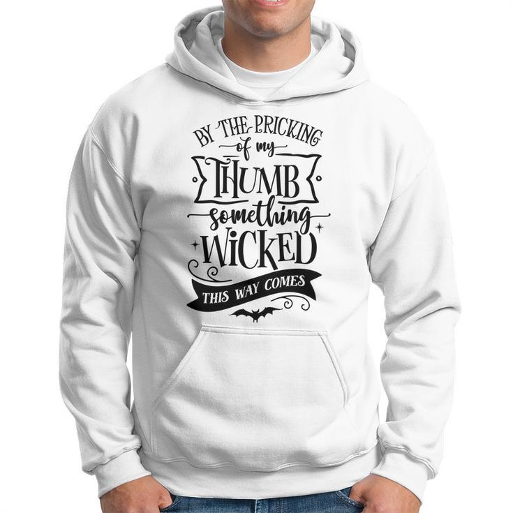 Halloween By The Pricking Of My Thumb - Black Custom Men Hoodie Graphic Print Hooded Sweatshirt