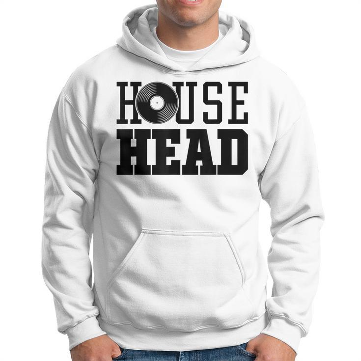 Househead House Music Dj Vinyl Edm Festival Hoodie