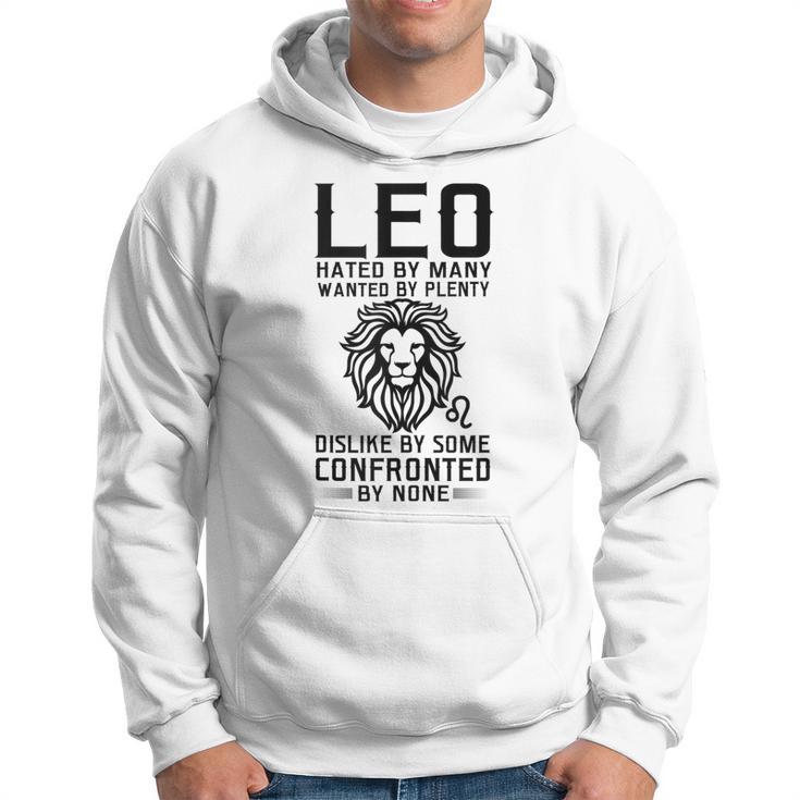 Lion Graphic Art July August Birthday Gifts Leo Zodiac Sign Hoodie