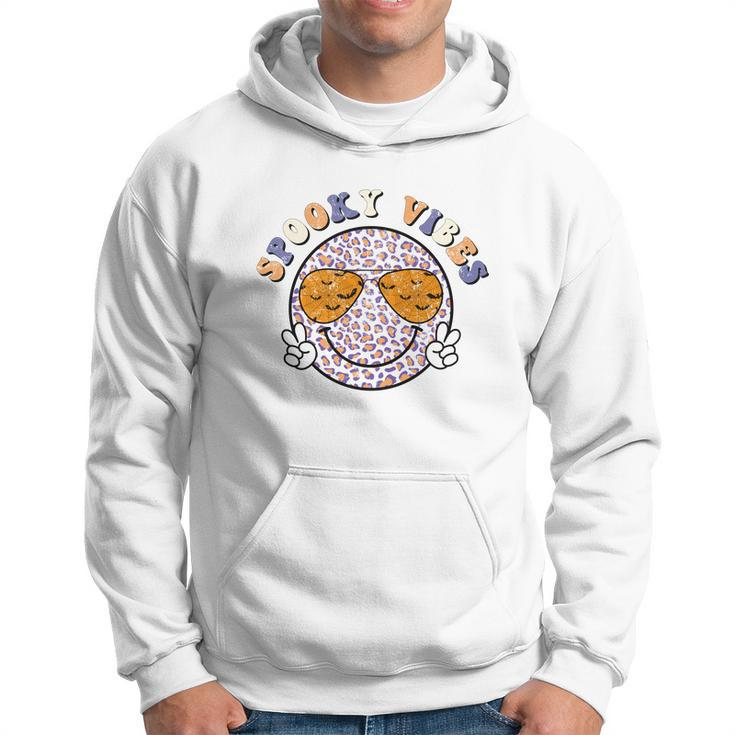 Smiley Face Thick Thights And Spooky Vibes Halloween Hoodie