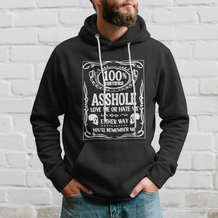 100 Certified Ahole Funny Adult Tshirt Hoodie Gifts for Him