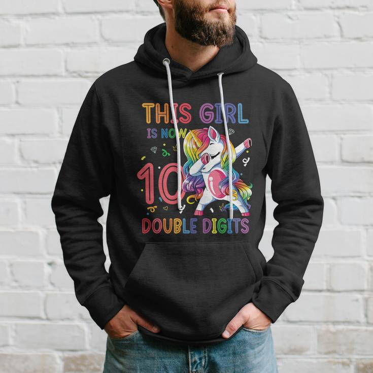 10Th Birthday Gift Girls This Girl Is Now 10 Double Digits Funny Gift Hoodie Gifts for Him