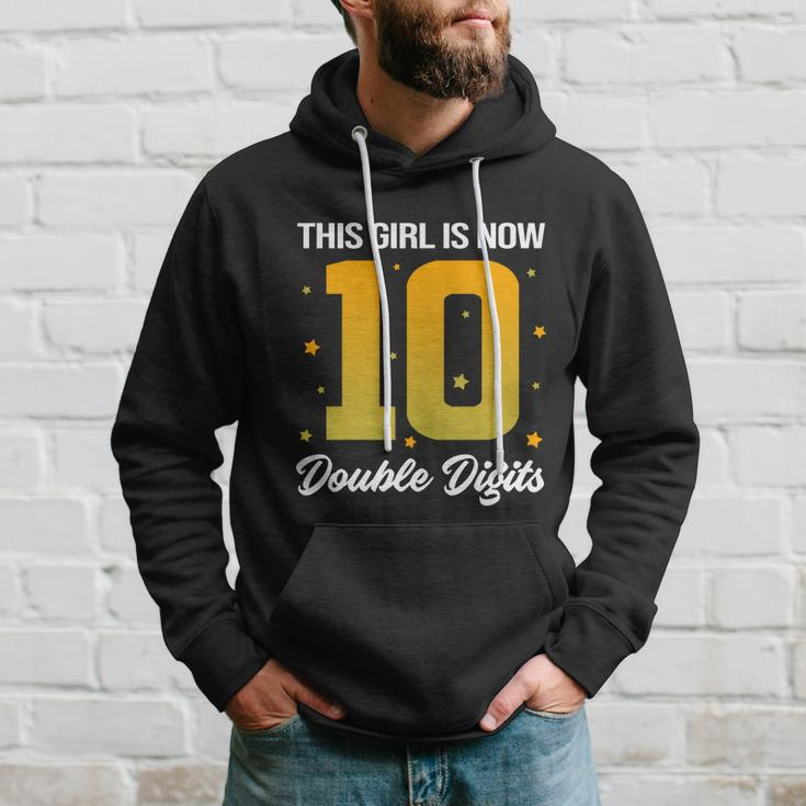 10Th Birthday Glow Party This Girl Is Now 10 Double Digits Gift Hoodie Gifts for Him