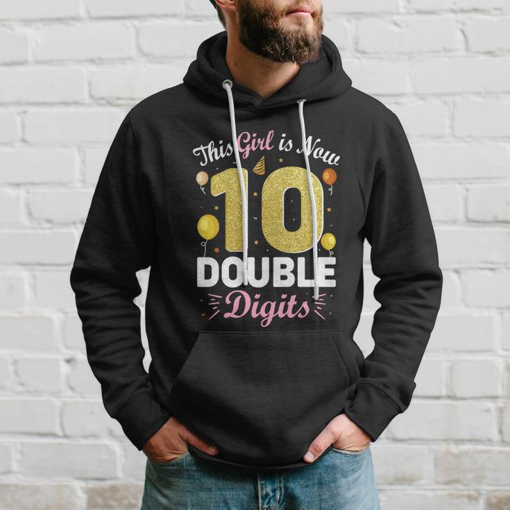 10Th Birthday Party This Girl Is Now 10 Double Digits Cute Gift Hoodie Gifts for Him