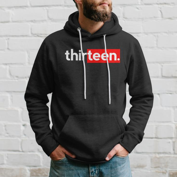 13Th Birthday For Boys Thirteen Him Age 13 Year Party Teen Cute Gift Hoodie Gifts for Him