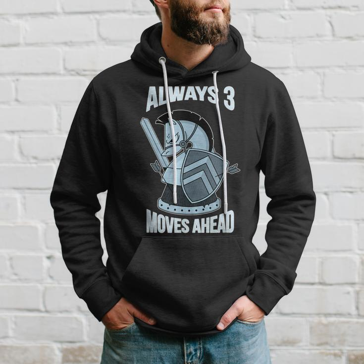 3 Moves Ahead Knight Chess Gift Idea For Nerdy Kids Hoodie Gifts for Him