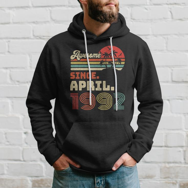 31 Years Old Awesome Since April 1992 31St Birthday Hoodie Gifts for Him