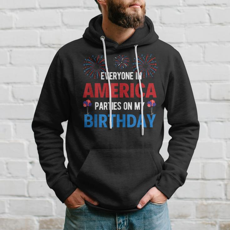 4Th Of July Birthday Funny Birthday Born On 4Th Of July Hoodie Gifts for Him