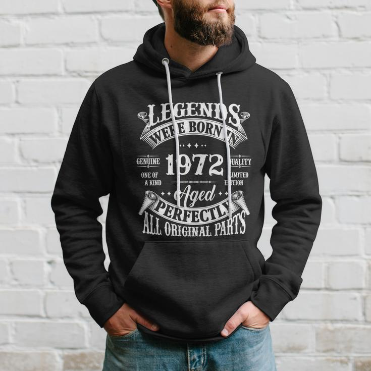 50Th Birthday Funny Gift Vintage Legends Born In 1972 50 Years Old Graphic Design Printed Casual Daily Basic Hoodie Gifts for Him