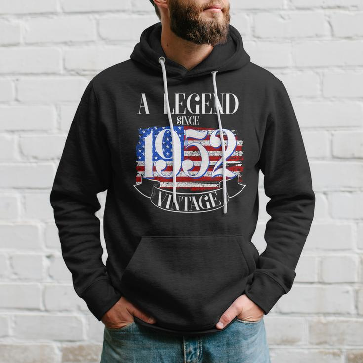 A Legend Since 1952 Vintage Usa Flag 70Th Birthday Tshirt Hoodie Gifts for Him