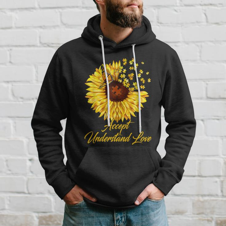 Accept Understand Love Sunflower Autism Tshirt Hoodie Gifts for Him