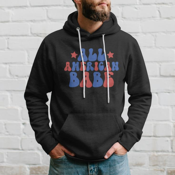 All American Babe 4Th Of July Hoodie Gifts for Him