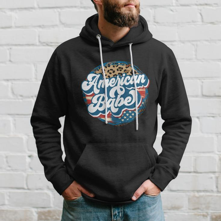 All American Babe Cute Funny 4Th Of July Independence Day Graphic Plus Size Top Hoodie Gifts for Him