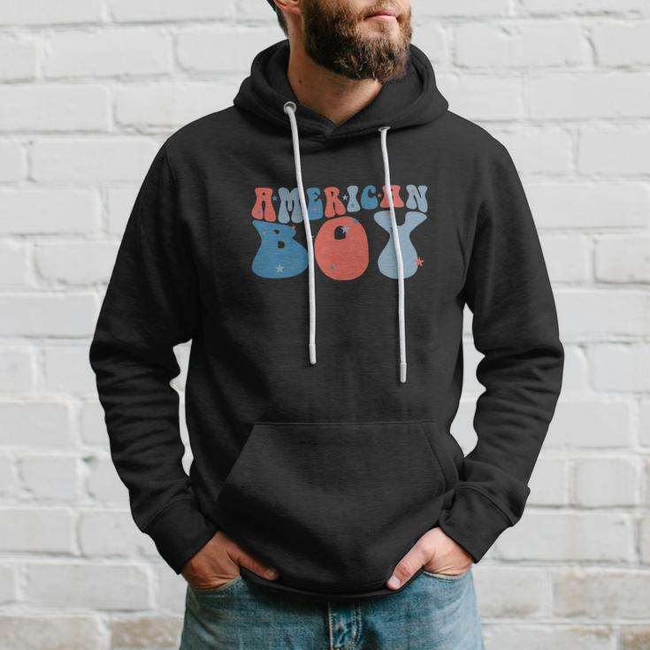American Boy 4Th Of July Independence Day Hoodie Gifts for Him