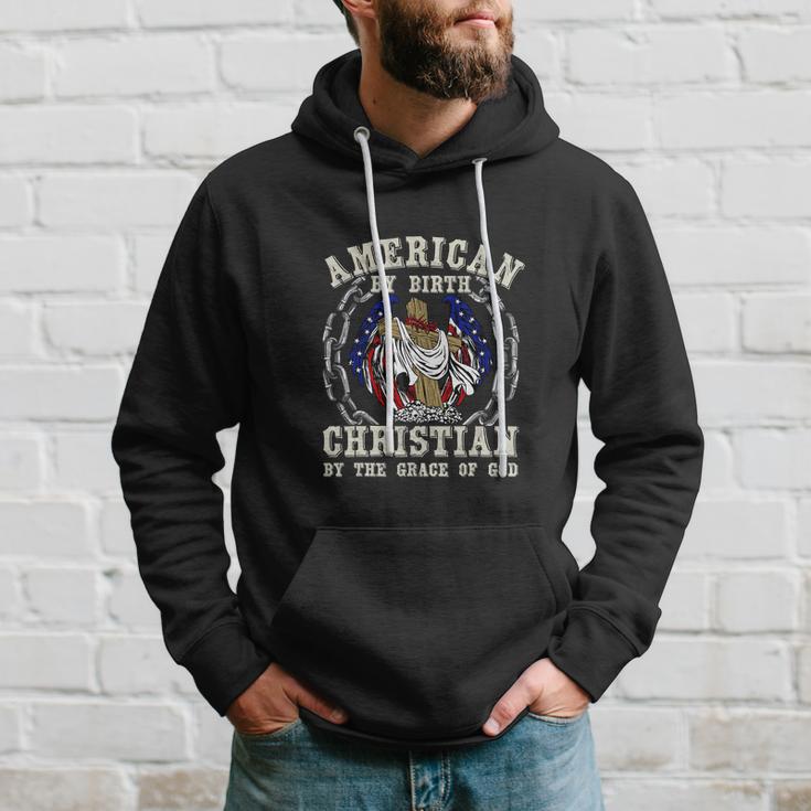 American By Birth Christian For 4Th Of July Hoodie Gifts for Him