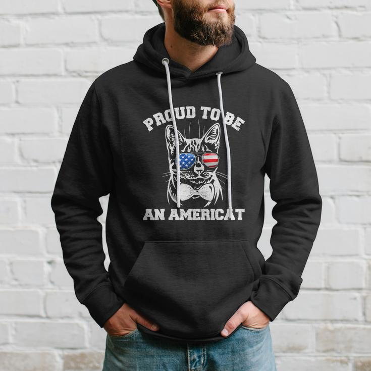 American Cat 4Th Of July Funny Hoodie Gifts for Him