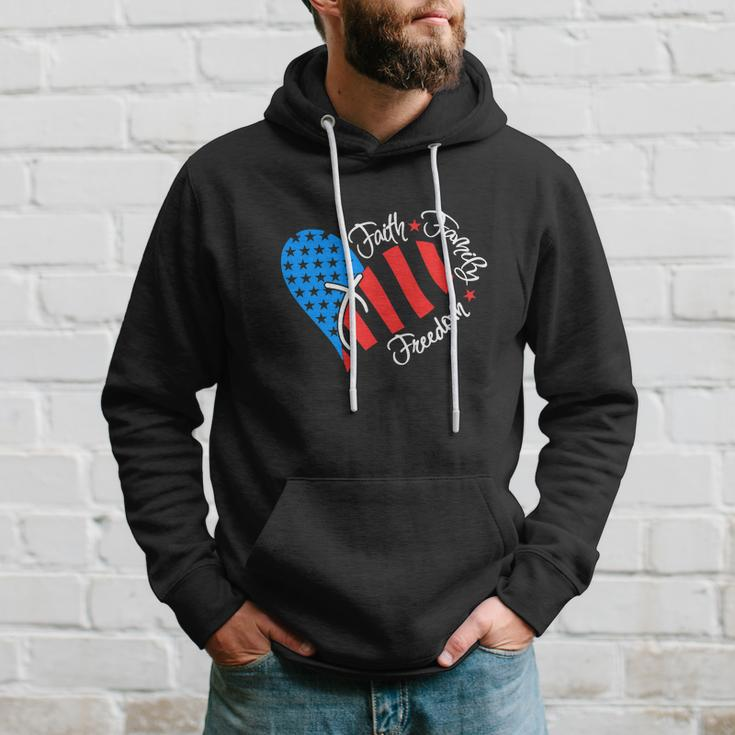 American Flag Usa Funny 4Th Of July Christian Hoodie Gifts for Him
