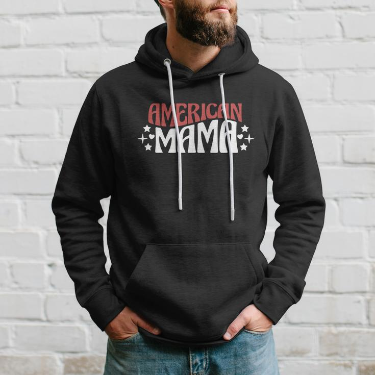 American Mama White 4Th Of July Hoodie Gifts for Him