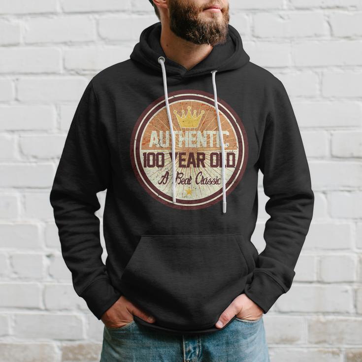 Authentic 100 Year Old Classic 100Th Birthday Tshirt Hoodie Gifts for Him