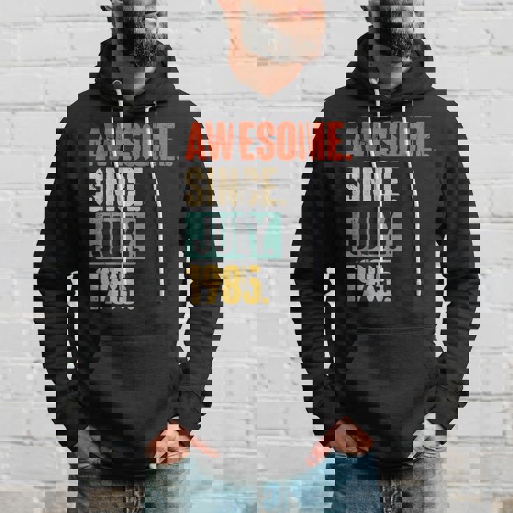 Awesome Since July 1985 37 Year Old 37Th Birthday Gift Hoodie Gifts for Him