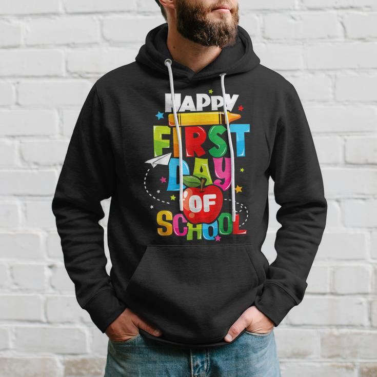 Back To School Teachers Kids Child Happy First Day Of School Hoodie Gifts for Him