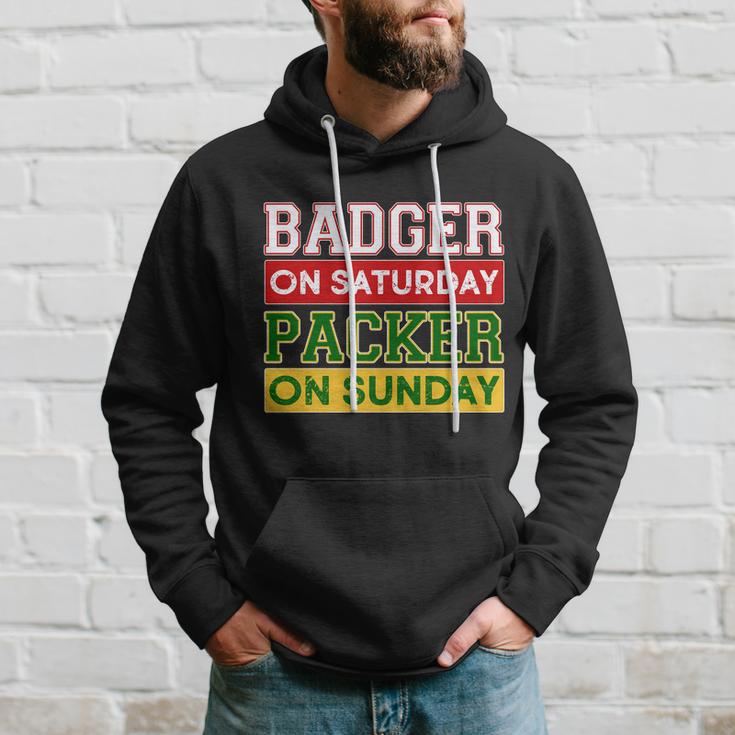 Badger On Saturday Packer On Sunday Tshirt Hoodie Gifts for Him