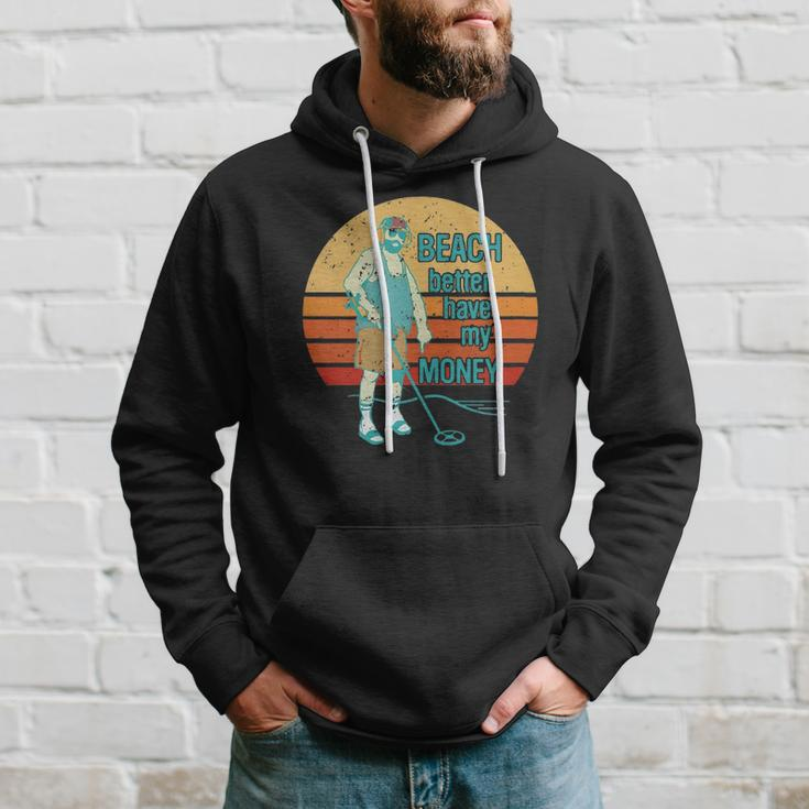Beach Better Have My Money Retro Sunset Hoodie Gifts for Him