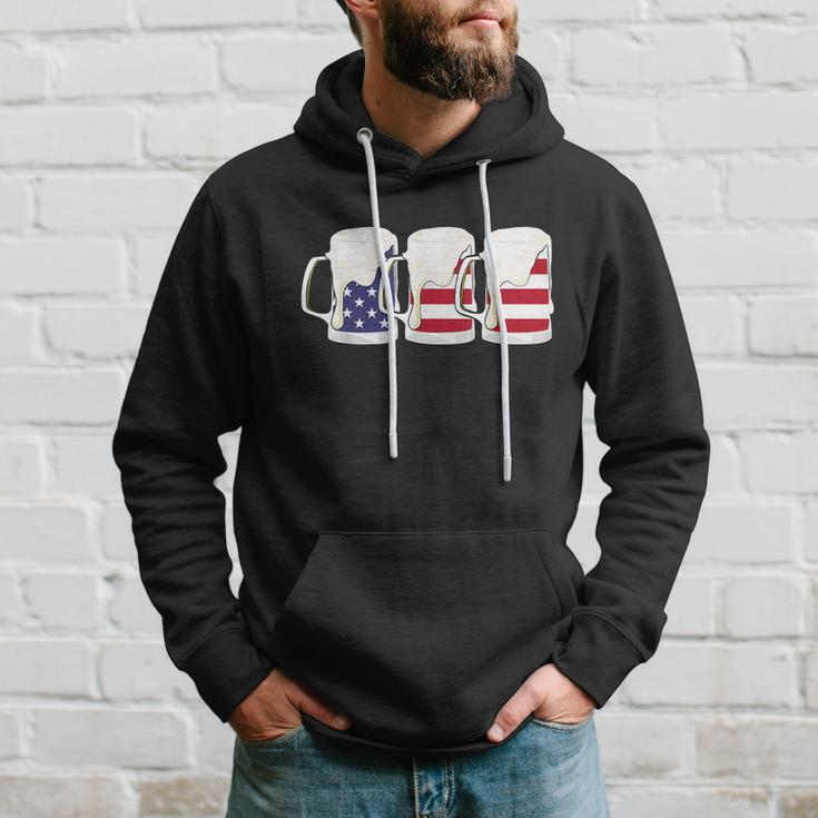Beer American Flag Shirt 4Th Of July Men Women Merica Usa Hoodie Gifts for Him