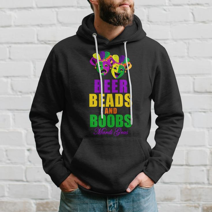 Beer Beads And Boobs Mardi Gras New Orleans T-Shirt Men Hoodie Gifts for Him