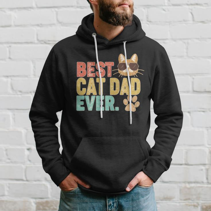 Best Cat Dad Ever Vintage Colors Tshirt Hoodie Gifts for Him
