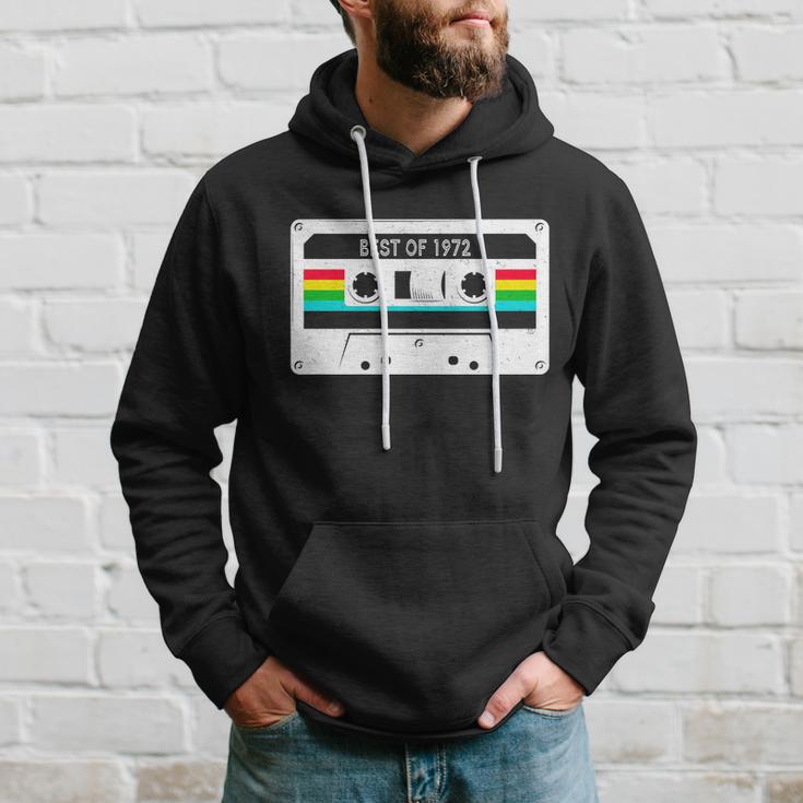 Best Of 1972 Retro 50Th Birthday Mixtape Hoodie Gifts for Him