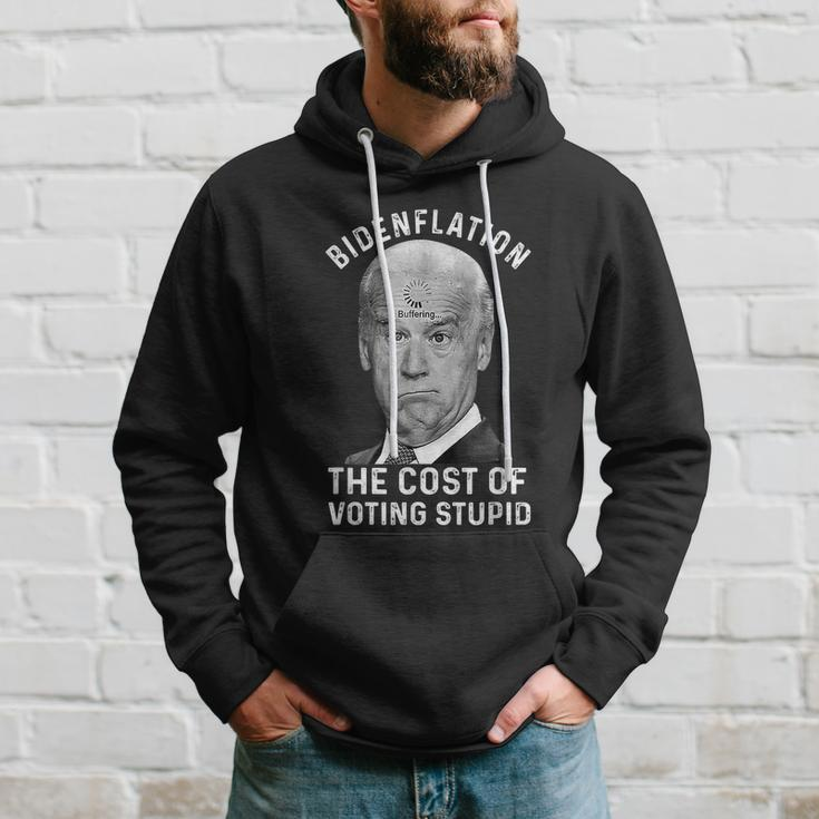 Bidenflation The Cost Of Voting Stupid Hoodie Gifts for Him