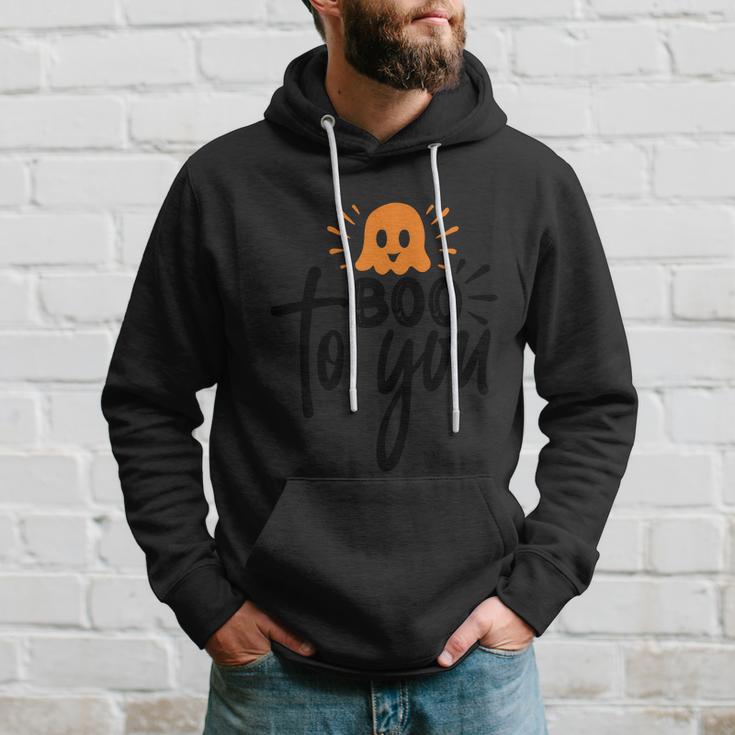 Boo To You Boo Halloween Quote Hoodie Gifts for Him