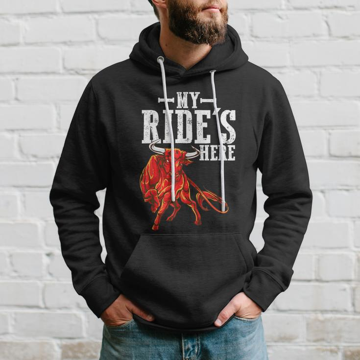 Bull Riding Pbr Rodeo Bull Riders For Western Ranch Cowboys Hoodie Gifts for Him