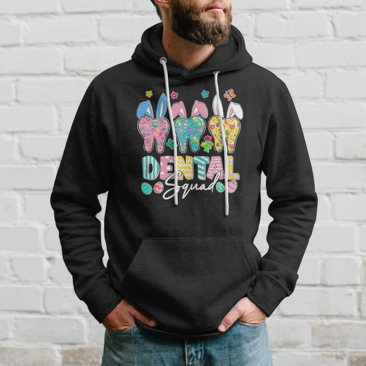 Bunny Ears Cute Tooth Dental Squad Dentist Easter Day Hoodie Gifts for Him
