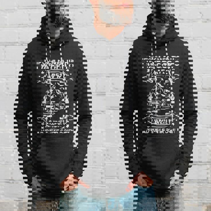 Camping Cool Tenting Campfire Camp Hiking Trekking Camping Men Hoodie Gifts for Him